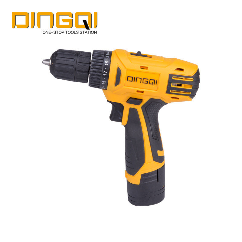 DINGQI Aku Šrafilica/Bušilica 12V - Dve Baterije, Punjač i 10 Bitova
