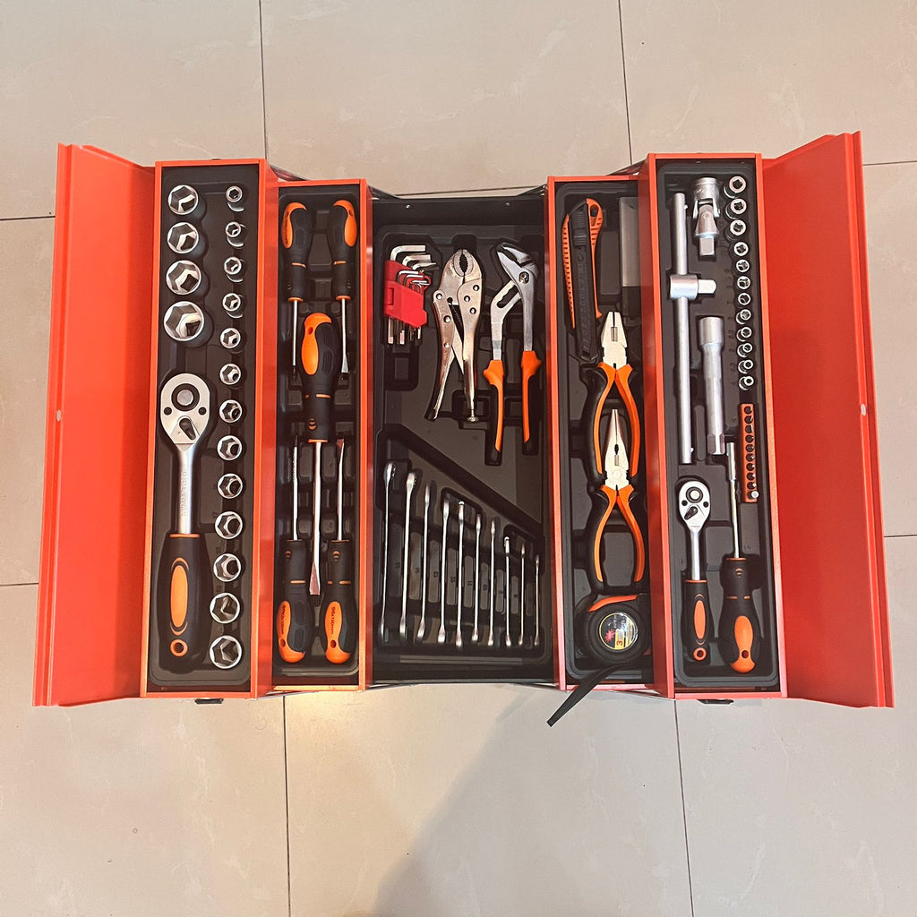 Set Alata 85 delova – Metalna Kutija 1/4" & 1/2"