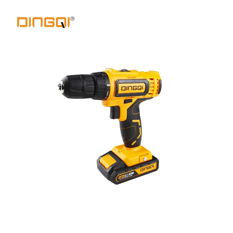 DINGQI Aku Šrafilica/Bušilica 18V - Dve Baterije, Punjač i 10 bitova